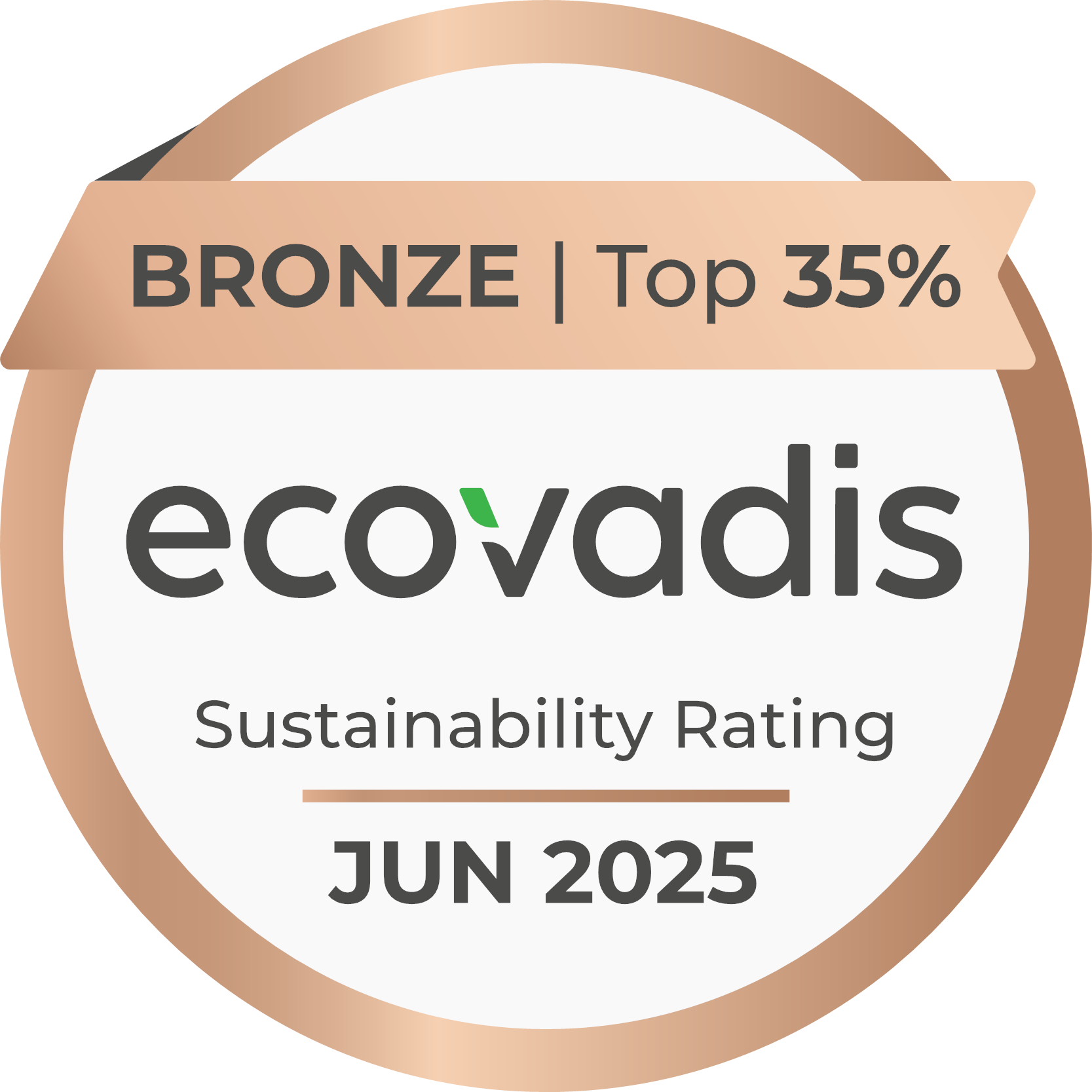EcoVadis Bronze Ranking