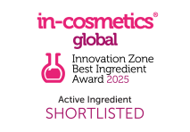 Shortlist in-cosmetics Global Innovation Zone