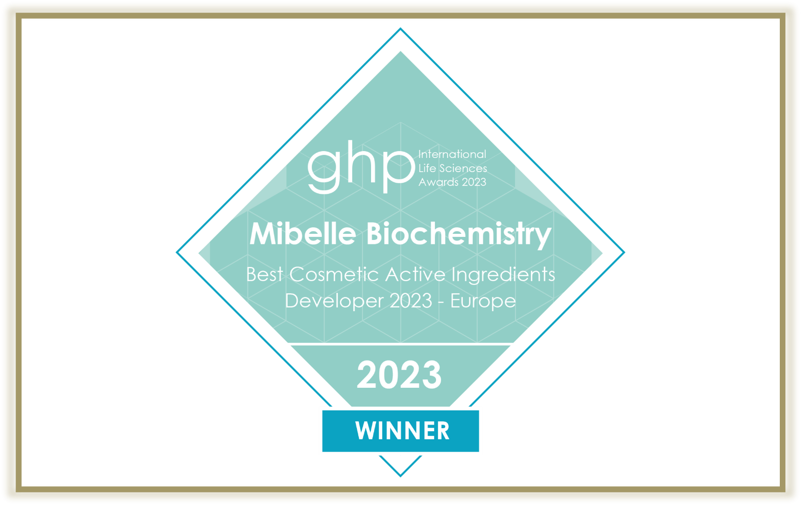 Global Health & Pharma Award Mibelle Biochemistry